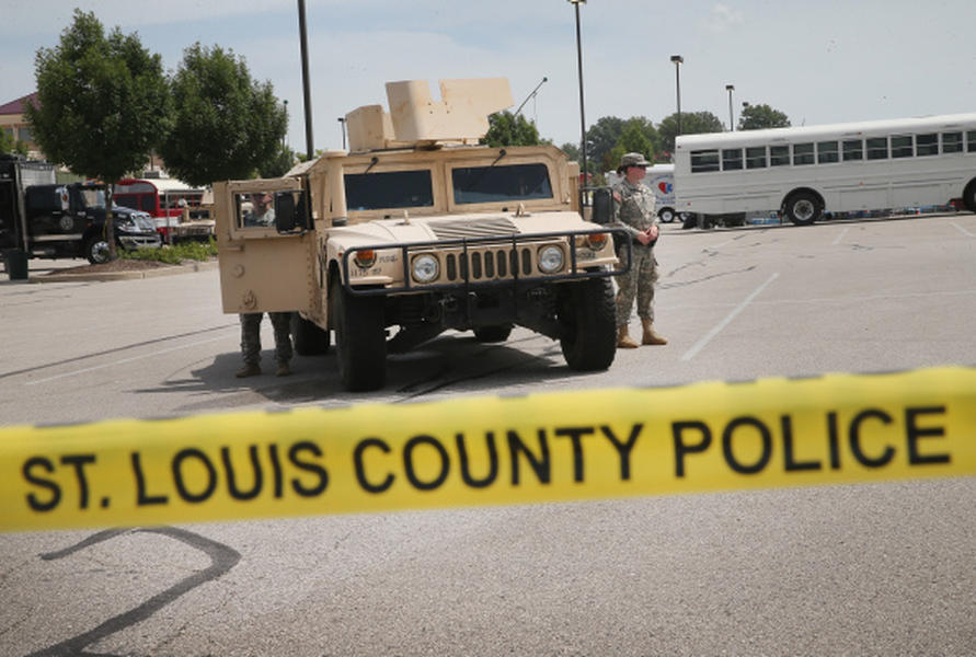 In Missouri, the National Guard waits for the Ferguson grand jury decision