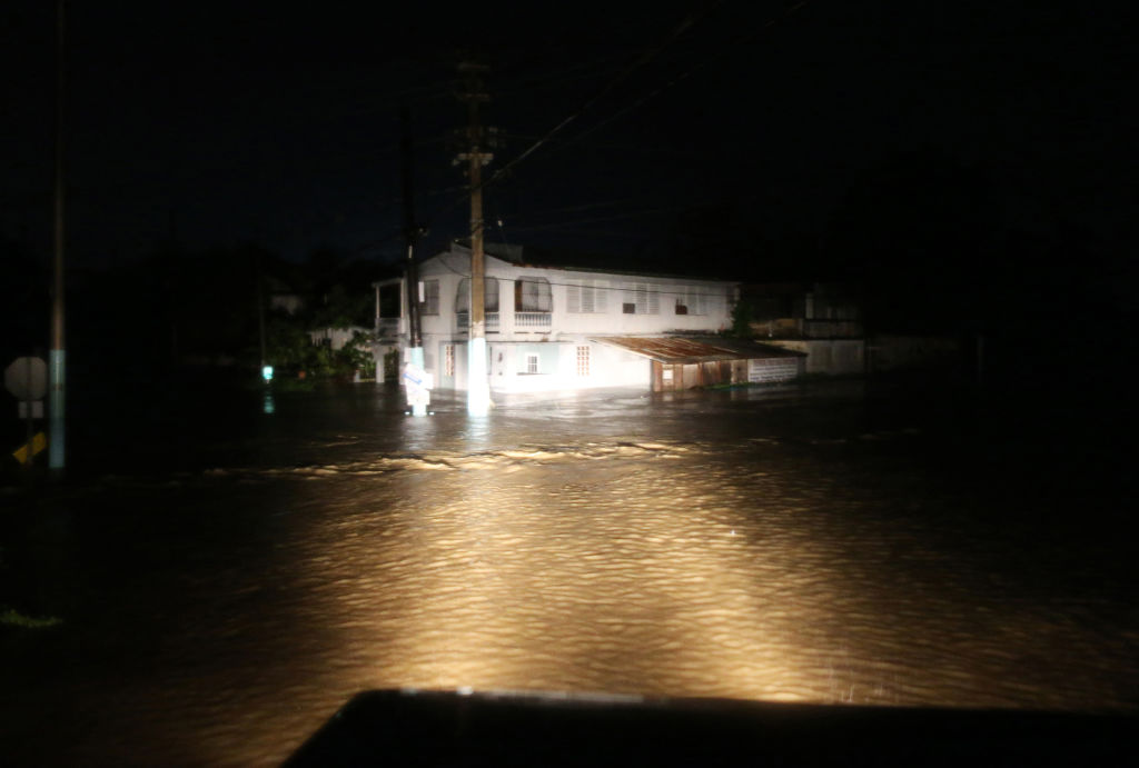 Puerto Rico flooded by Hurricane Irma