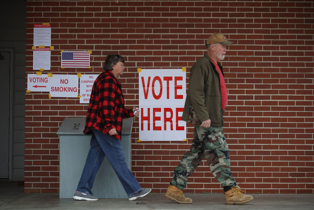 Voters in Gallant, Alabama.