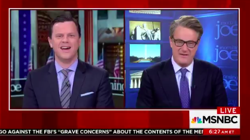 Trump left the Morning Joe hosts very confused and amused. 