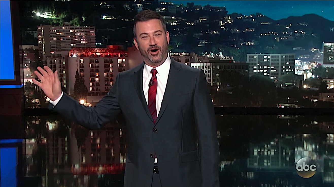 Jimmy Kimmel recaps Trump and Macron bromance