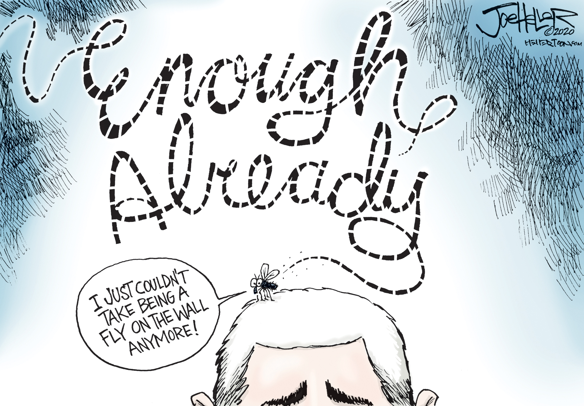 Political Cartoon U.S. Pence fly