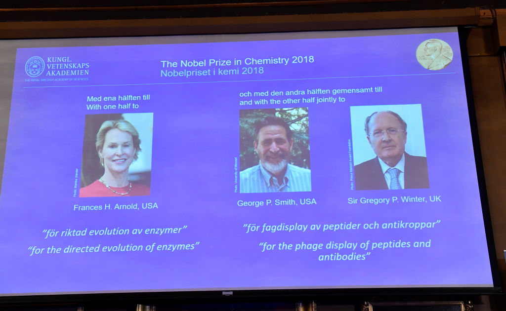 2018 Nobel Prize in Chemistry laureates