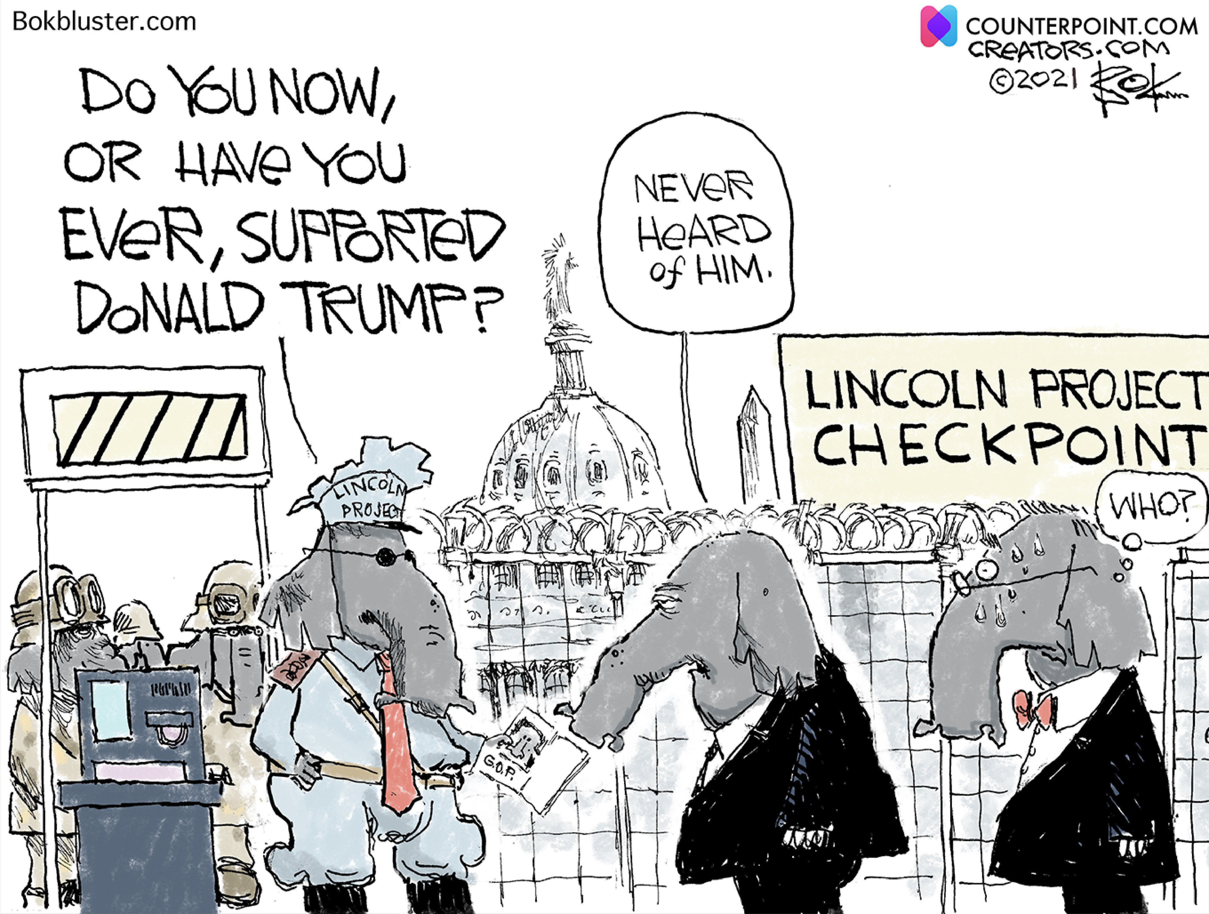 Political Cartoon U.S. GOP Trump&amp;nbsp;