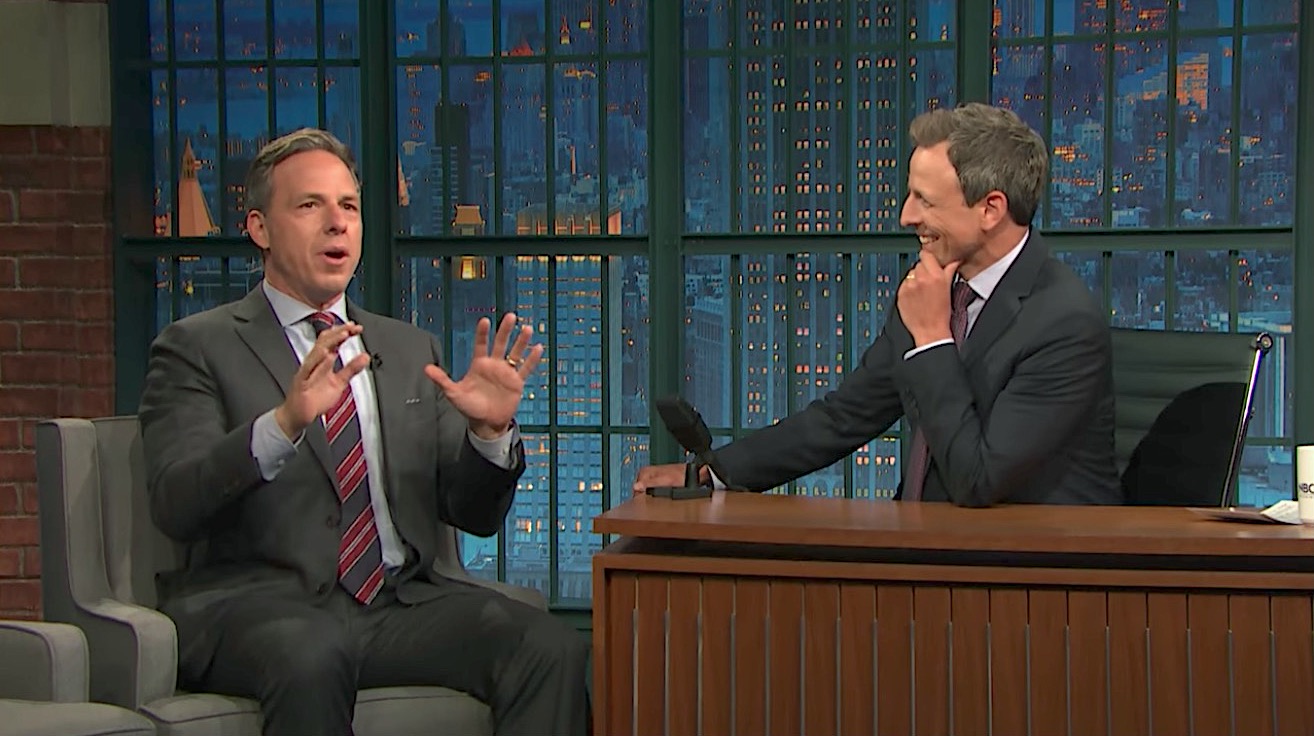 Seth Meyers discusses Trump with Jake Tapper