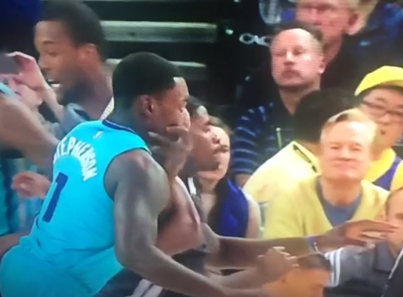NBA player earns foul call by slapping himself in the face