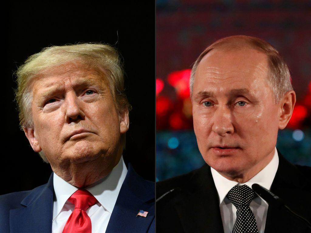 Donald Trump and Vladimir Putin.