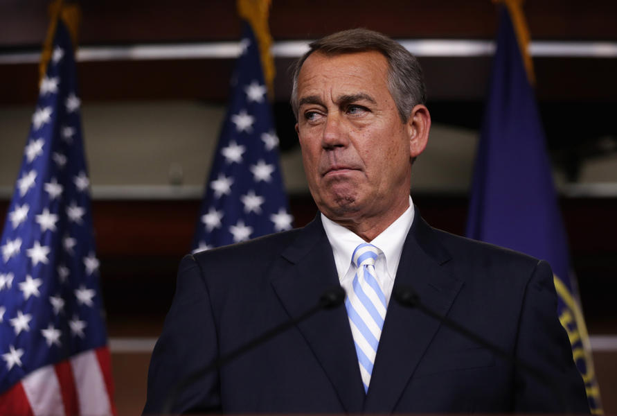Boehner: Bills to improve economy are &#039;stuck in the Senate&#039;