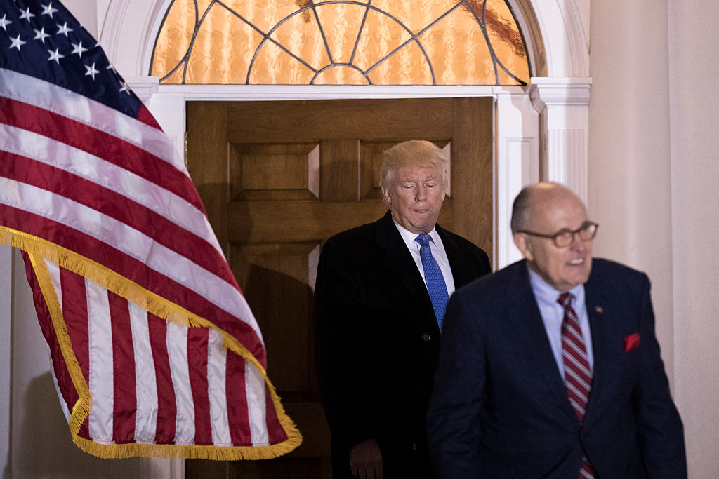 Trump and Rudy Giuliani