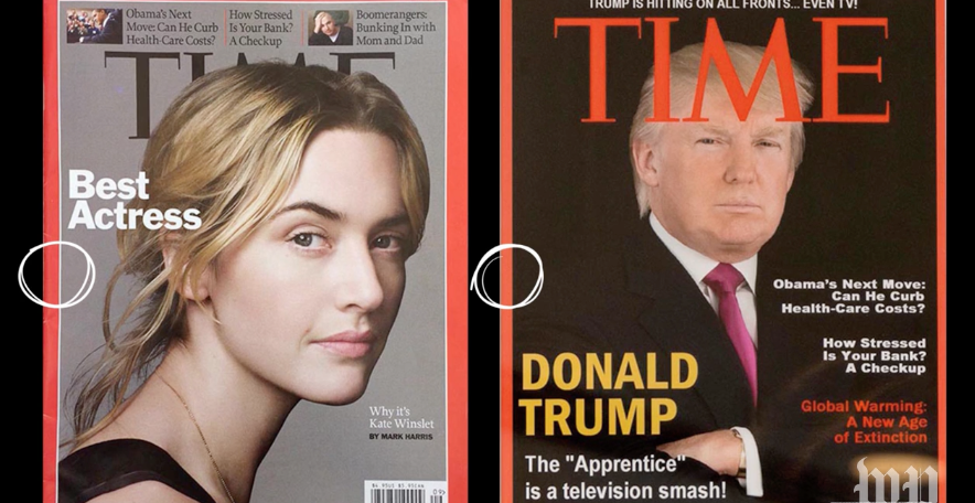 The fake Time magazine cover of Trump.