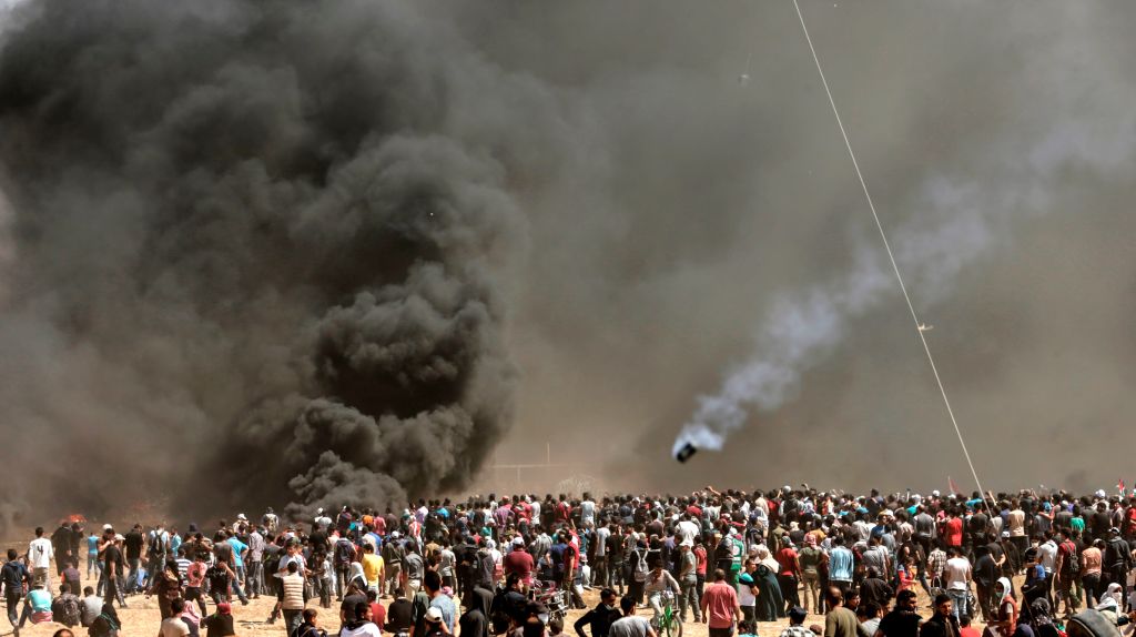 Dozens of Palestinians were killed by Israeli military forces during protests in Gaza.