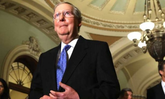 Senate Minority Leader Mitch McConnell (R-Ky.) couldn&#039;t contain his laughter upon hearing Obama&#039;s plan.