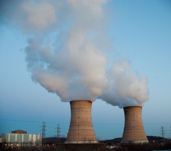 A view of the Three Mile Island Nuclear Plant in Middletown, Pennsylvania.
