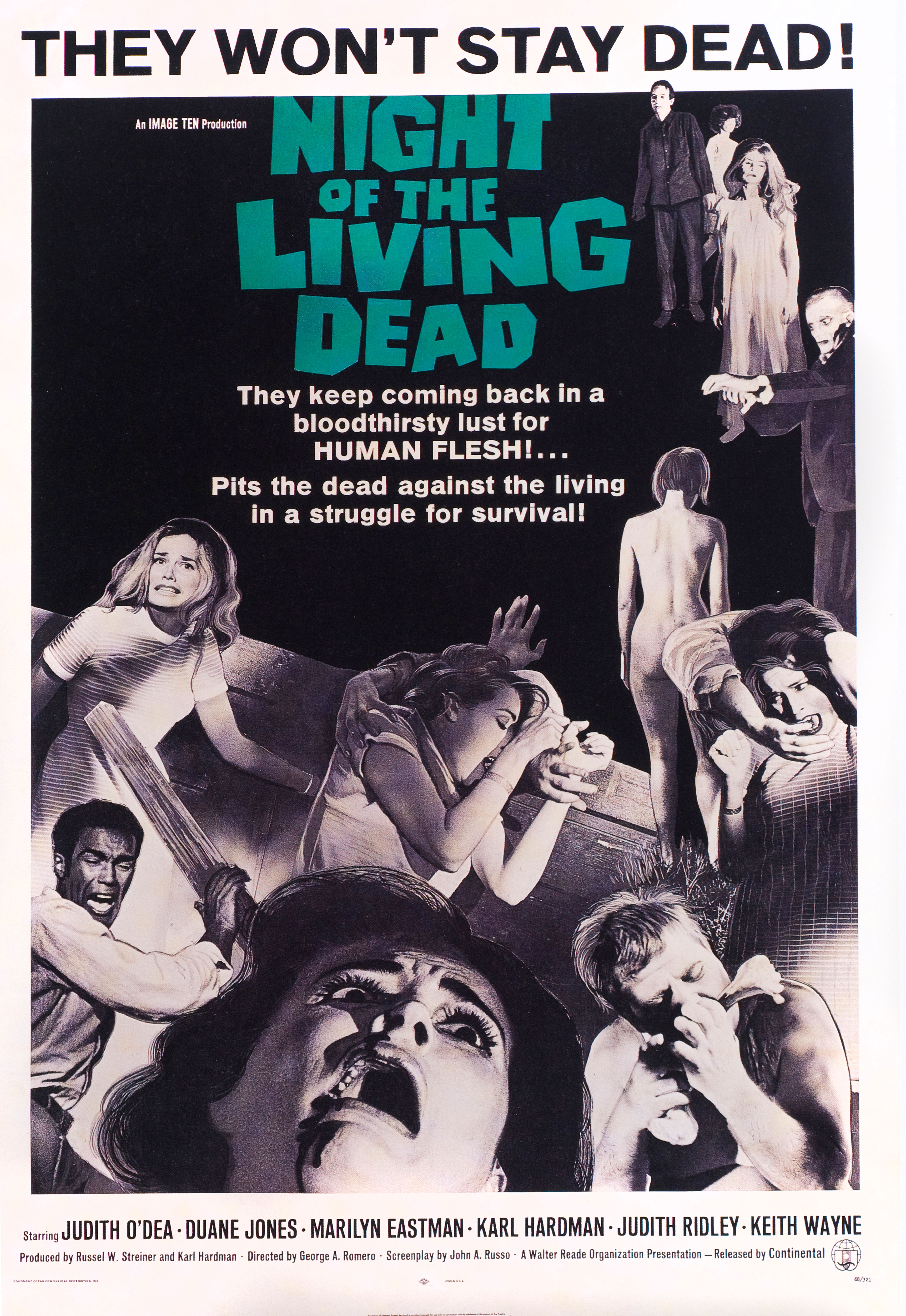 &#039;Night of the Living Dead&#039; poster.