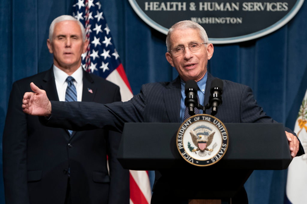 Mike Pence and Dr. Anthony Fauci