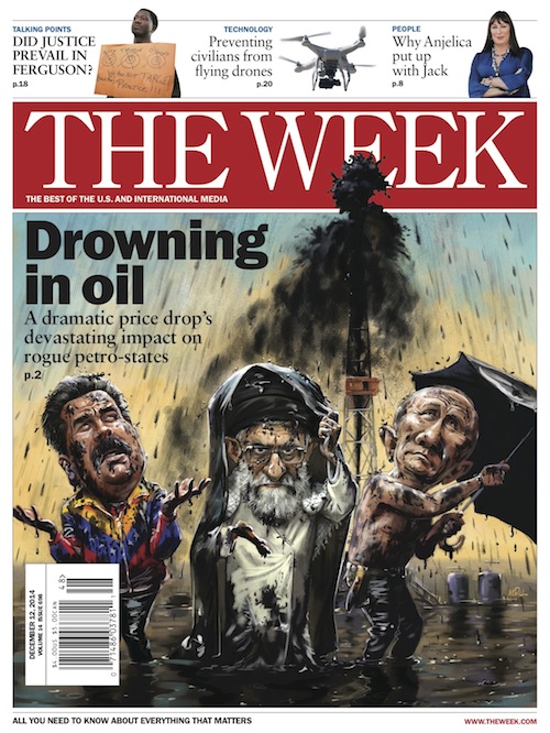 World leaders drown in oil on this week&#039;s cover of The Week magazine