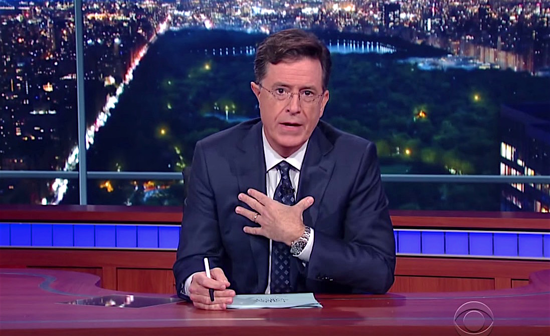 Stephen Colbert gets serious about mass shootings