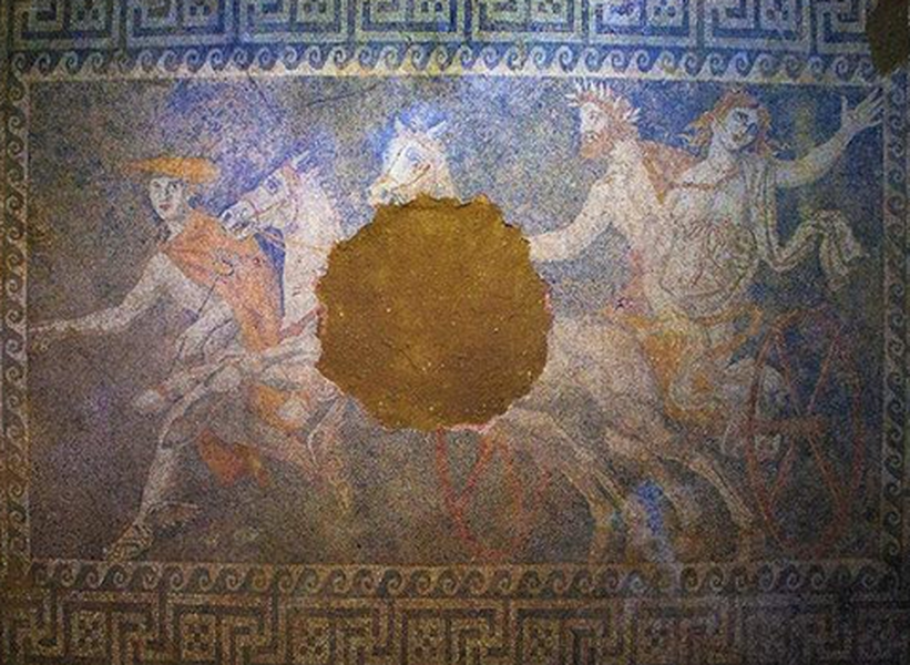 Archaeologists discover mural depicting Hades&#039; abduction of Persephone