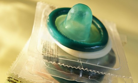 Forget those little blue pills, because a new type of condom will be laced with a Viagra-like gel to help ward off any awkward moments in the bedroom.