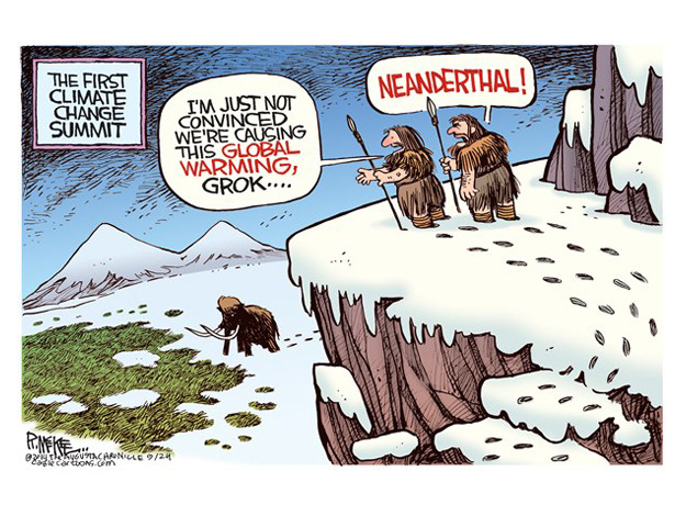 Editorial cartoon climate change environment