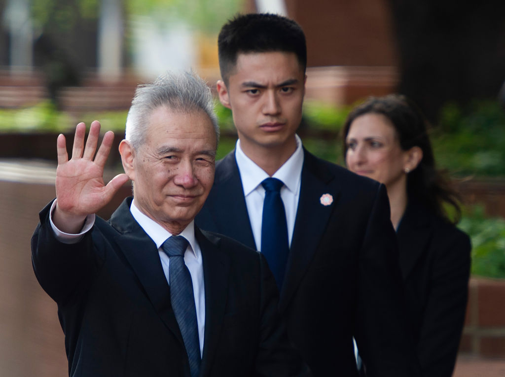 Chinese Vice Premier Liu He at U.S. trade talks