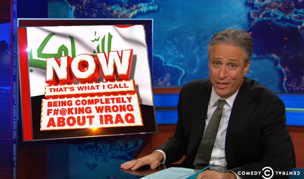 Jon Stewart pointedly asks why we should heed &#039;Johnny Rotten Judgment&#039; McCain&#039;s advice on Iraq