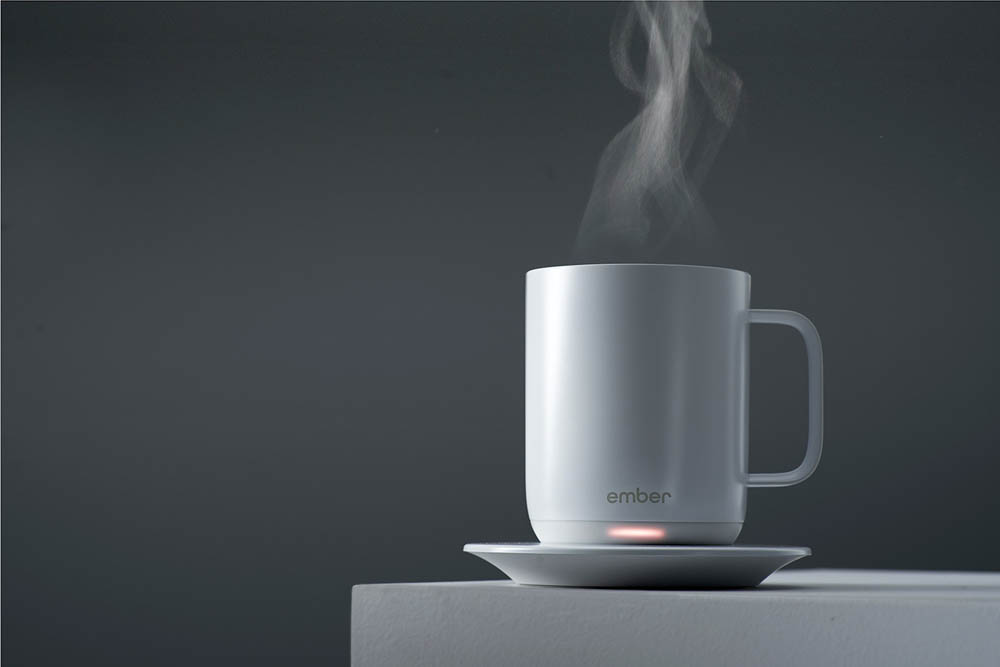 A mug that keeps your coffee hot.