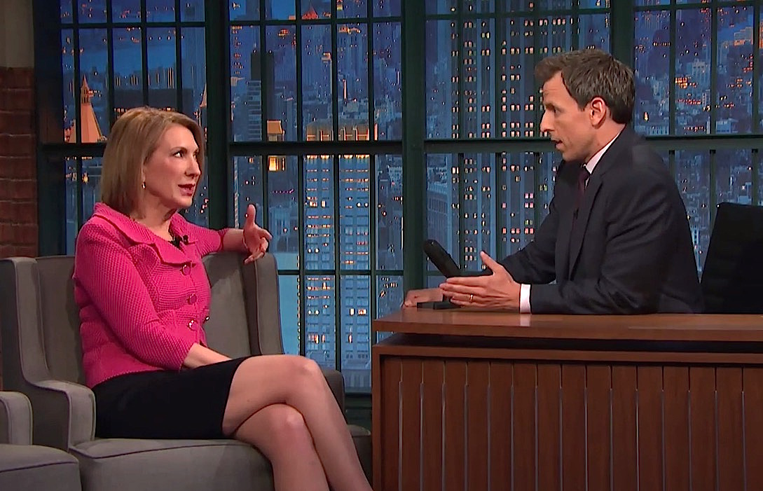 Carly Fiorina believes in manmade climate change, but...