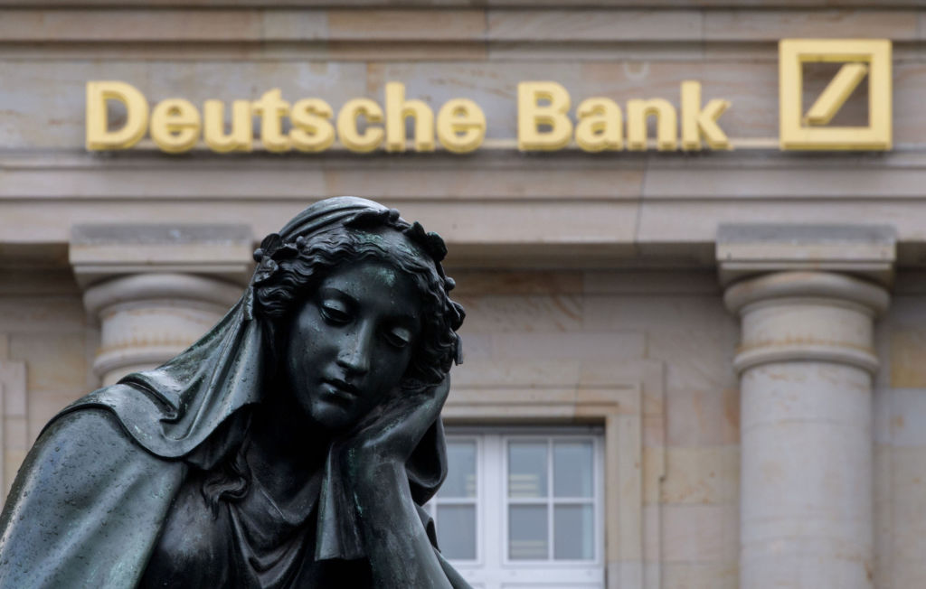 Deutsche Bank in Frankfurt, Germany.