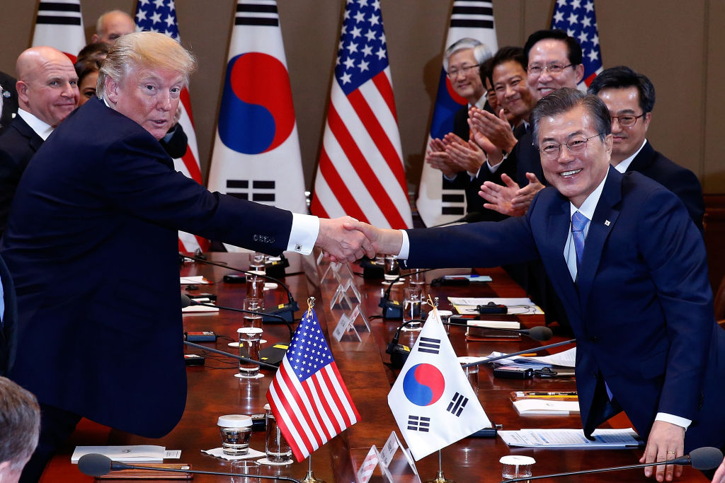 President Trump gets his first win on trade in South Korea