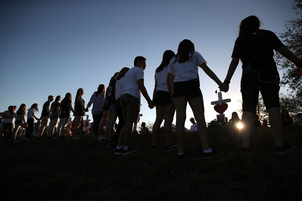 People in Parkland, Florida, mourn the 17 people killed in the school shooting