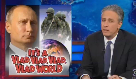 Watch The Daily Show criticize everyone over Russia&#039;s Ukraine invasion