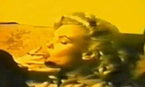 Marilyn Monroe smoking marijuana?