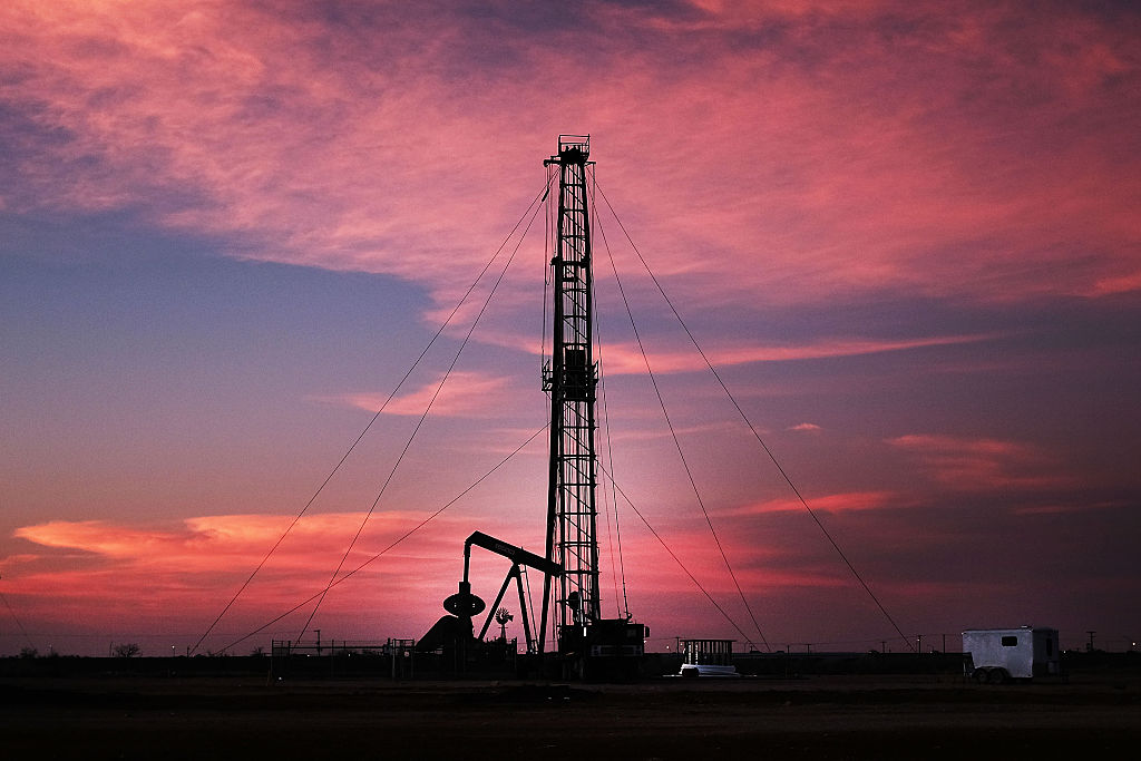 An oil drill in Texas.