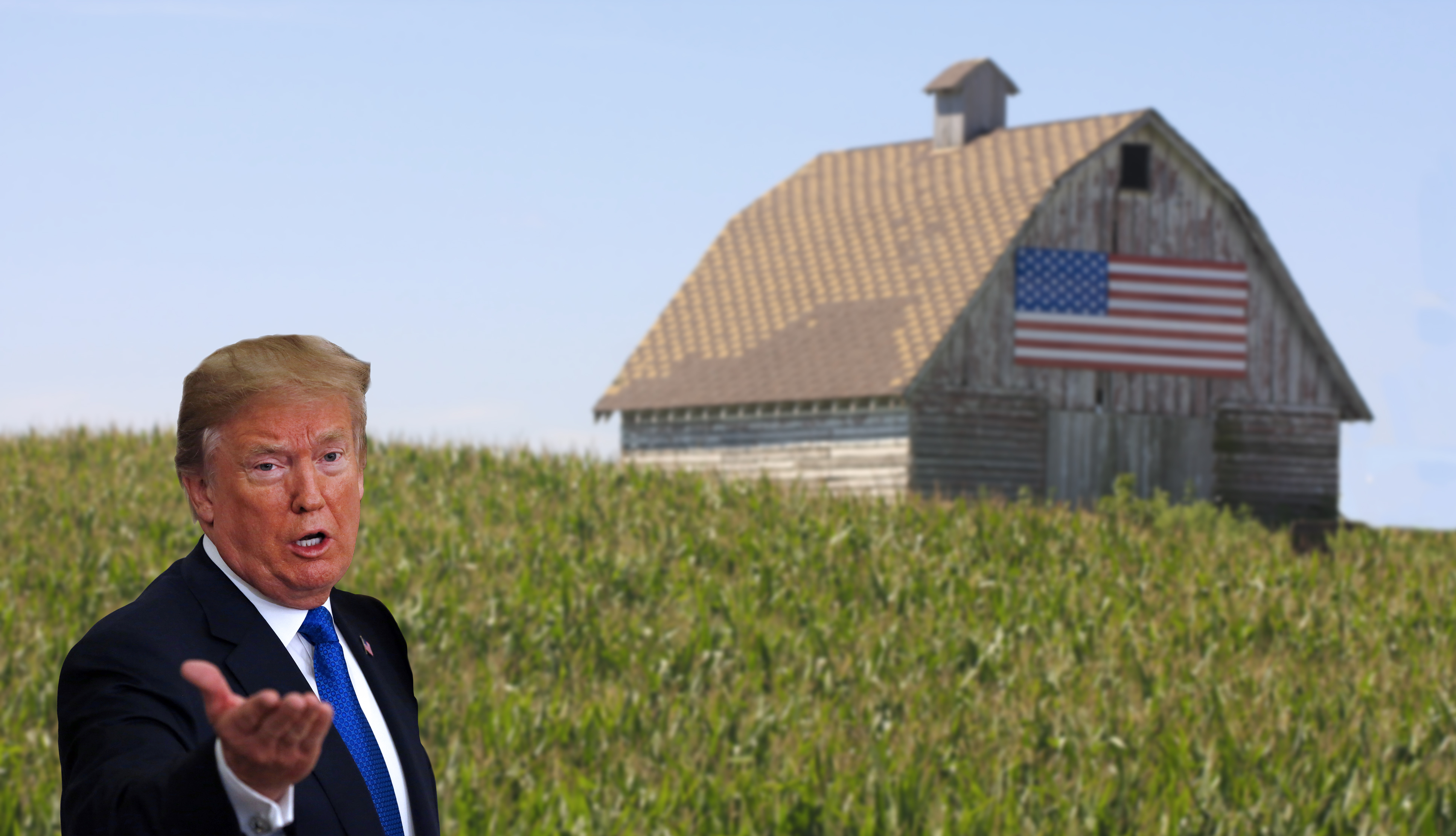 President Trump extends hand to Americans especially farmers after failed tariff war