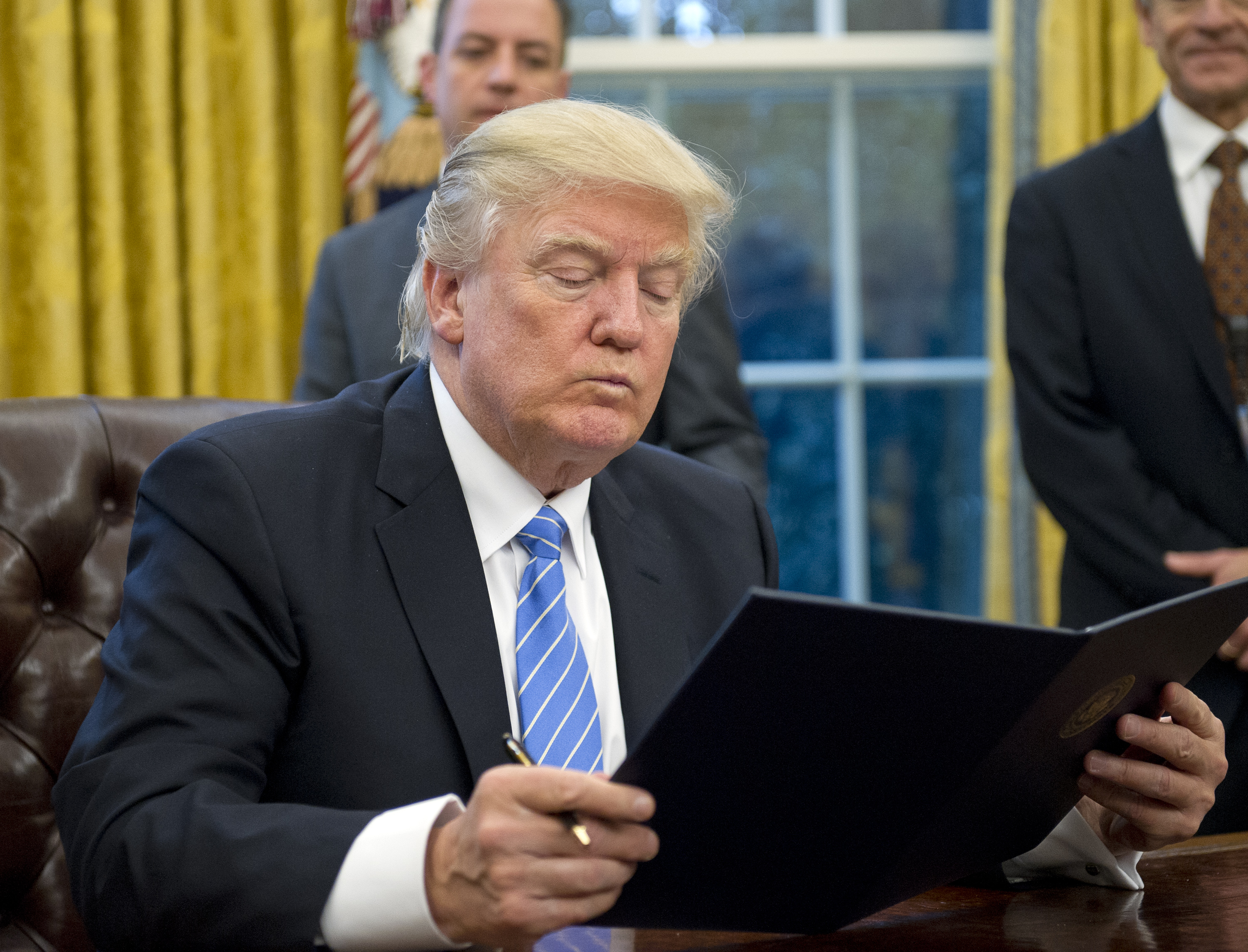 President Trump signs an executive order
