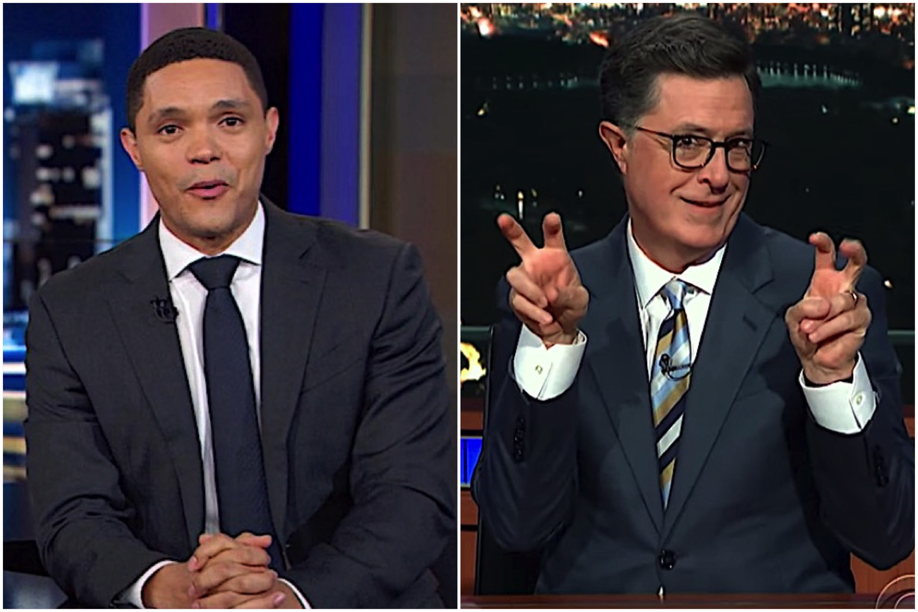 Trevor Noah and Stephen Colbert mock Jared Kushner