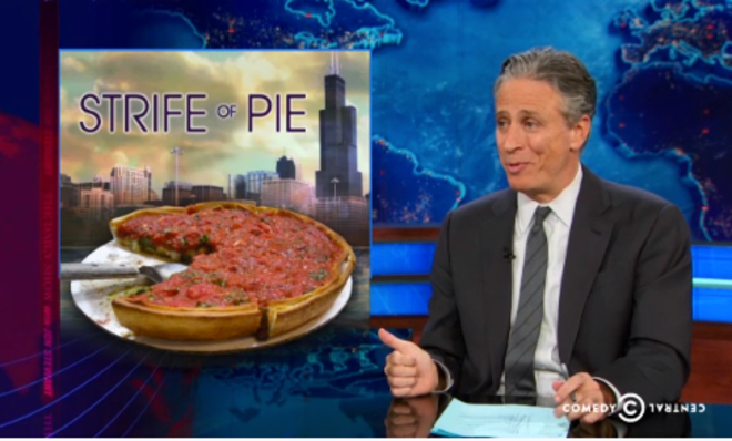 Jon Stewart&#039;s pizza war