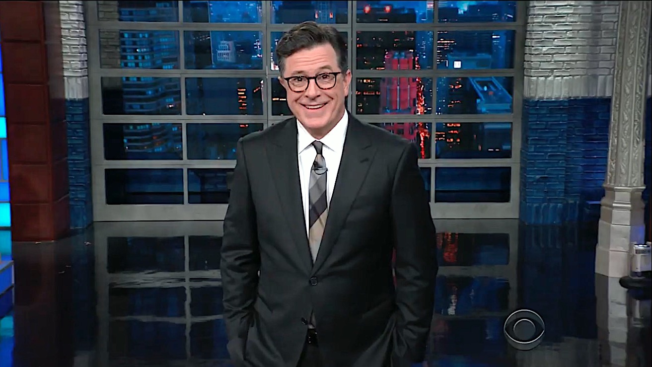 Stephen Colbert recaps Trump press conference
