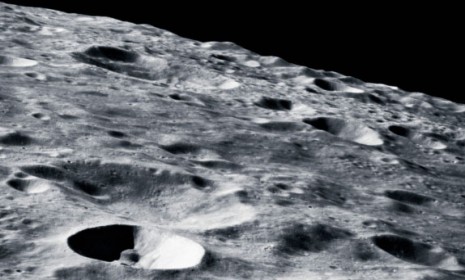 A chunk of the moon being sold at auction is currently priced at $170,000, but is expected to bring in as much as $380,000 when the bidding ends.