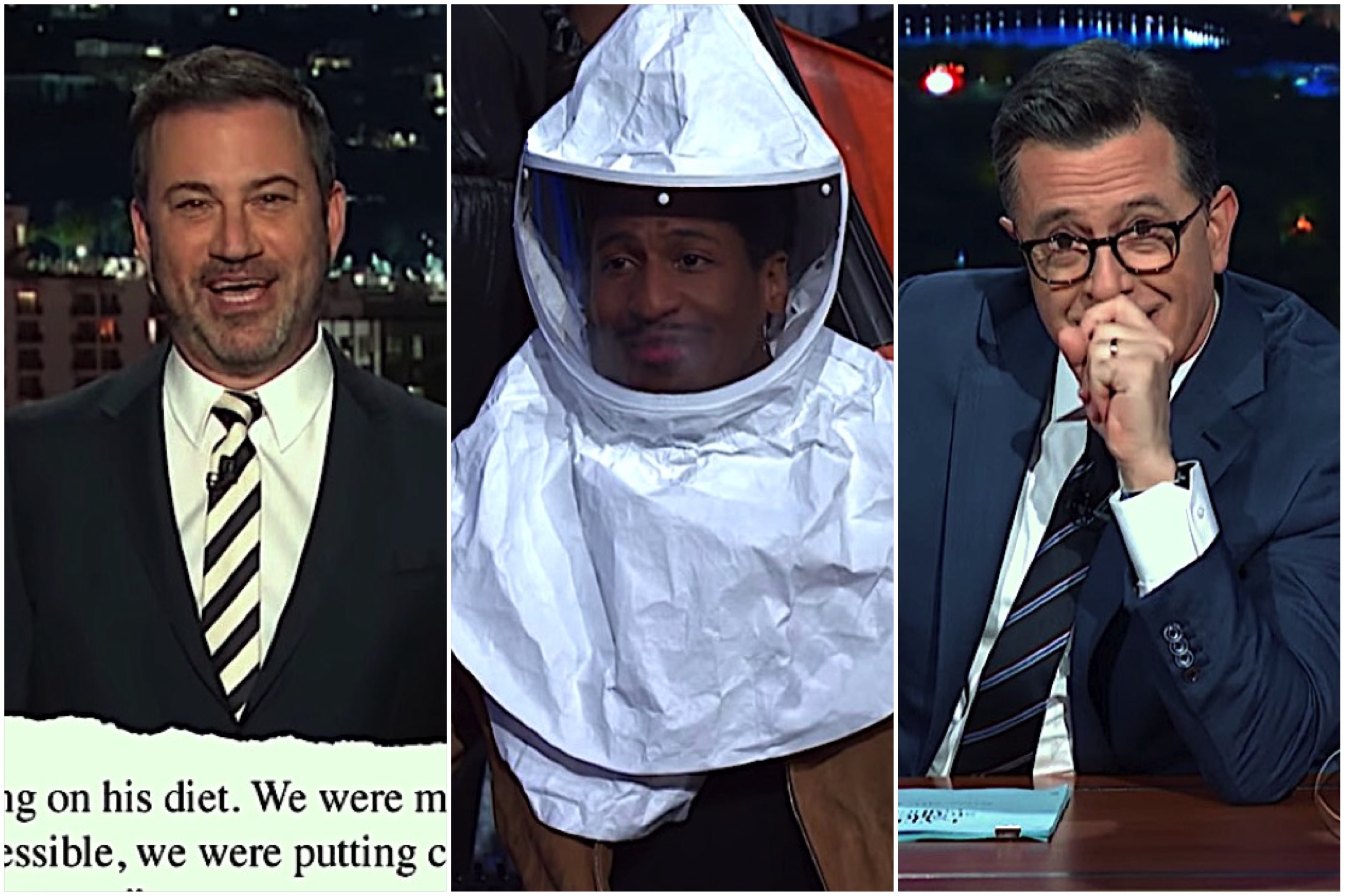 Jimmy Kimmel and Stephen Colbert on the coronavirus