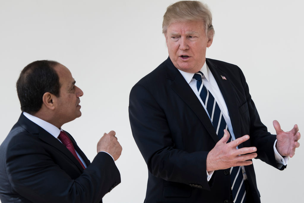 President Trump and Egypt&#039;s President Abdel Fattah al-Sisi.