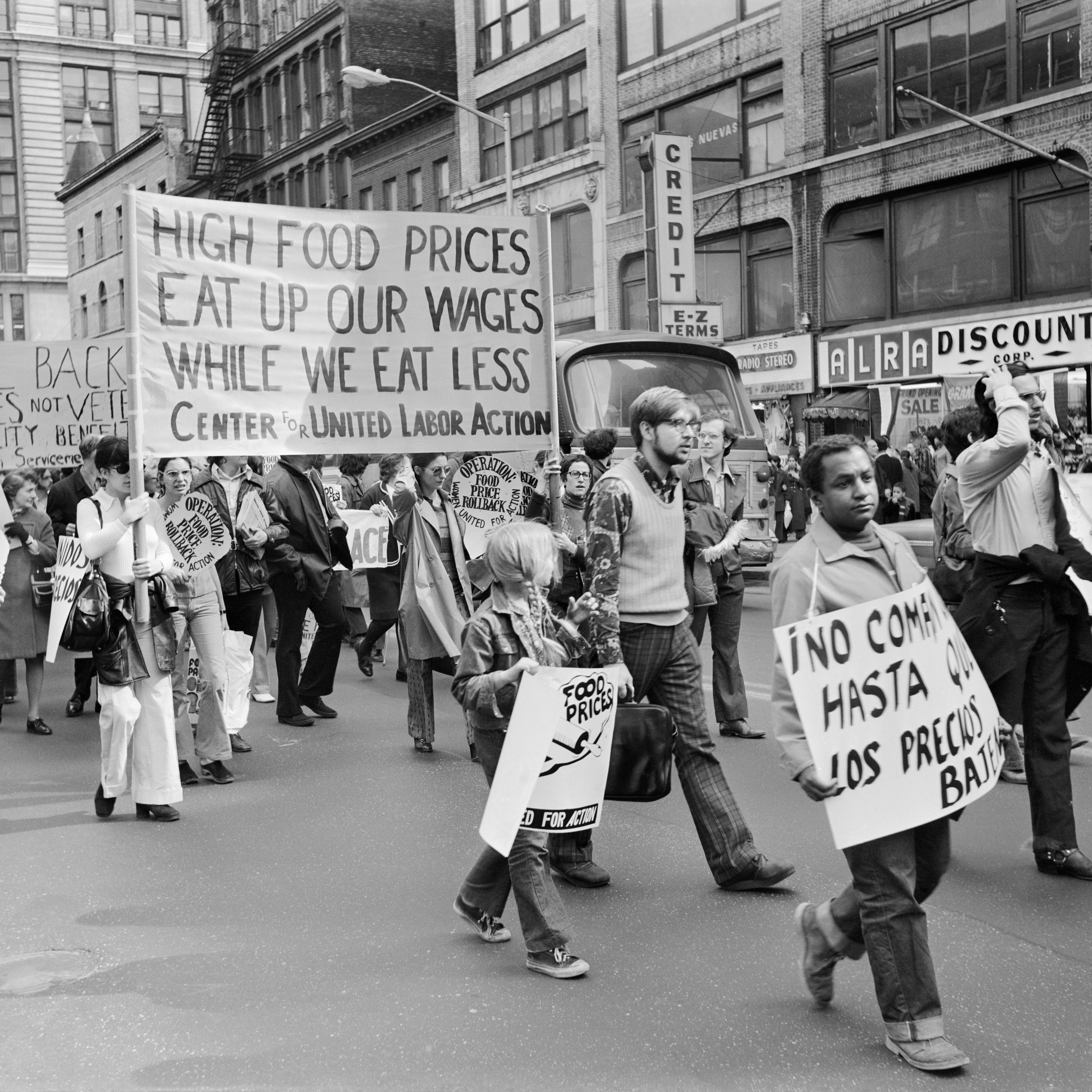 A 1970s protest.