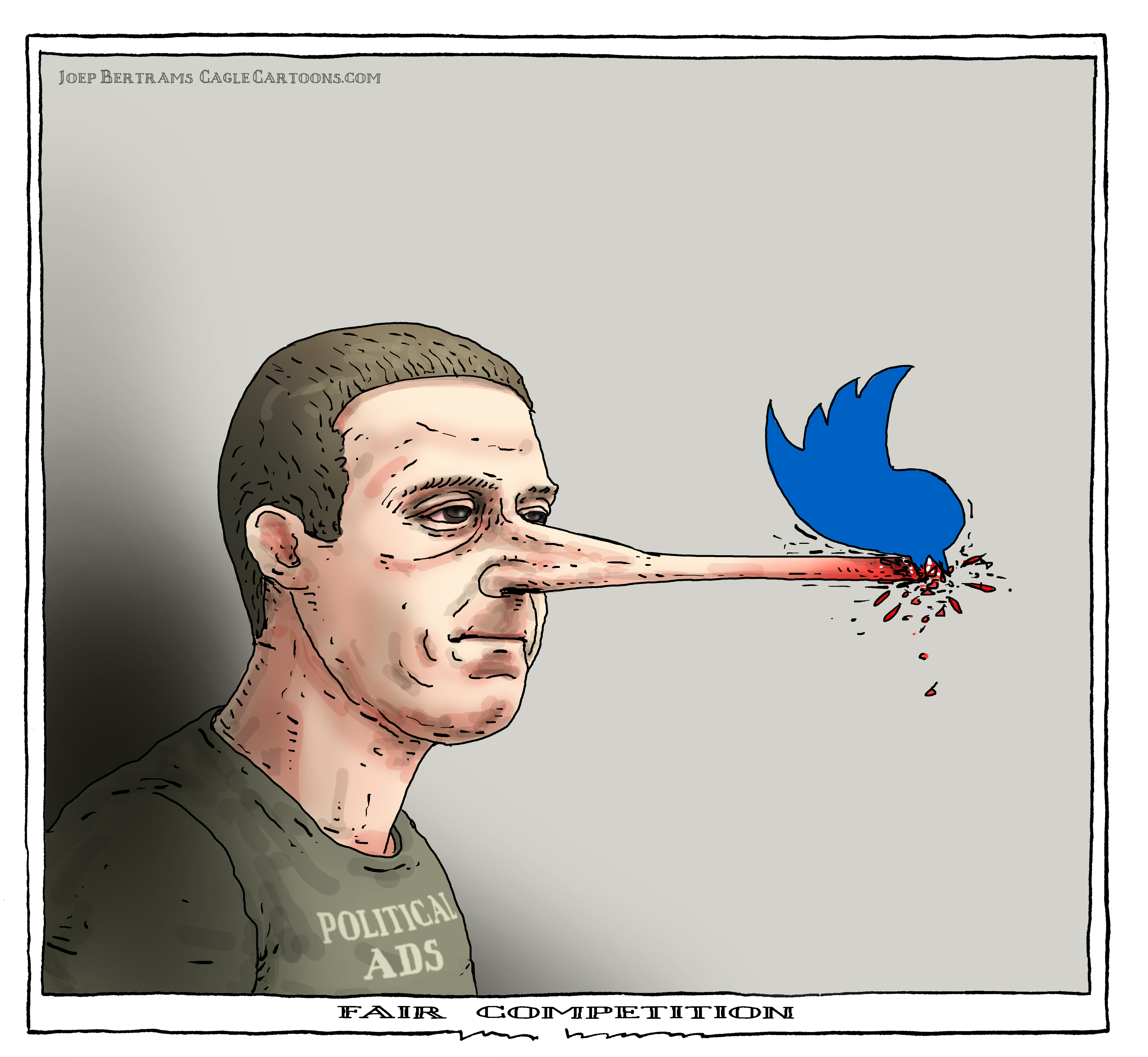 5 scathingly funny cartoons about Facebook and Twitter's political problems  | The Week