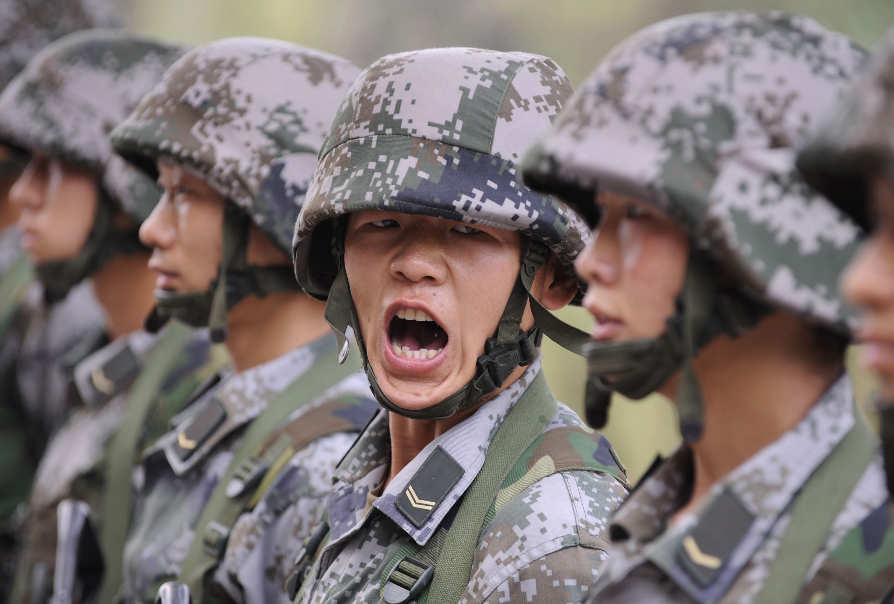 Soldiers of the Chinese People&#039;s Liberation Army