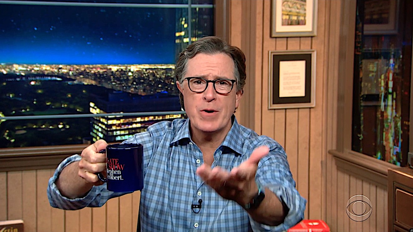 Stephen Colbert on Chris Evans