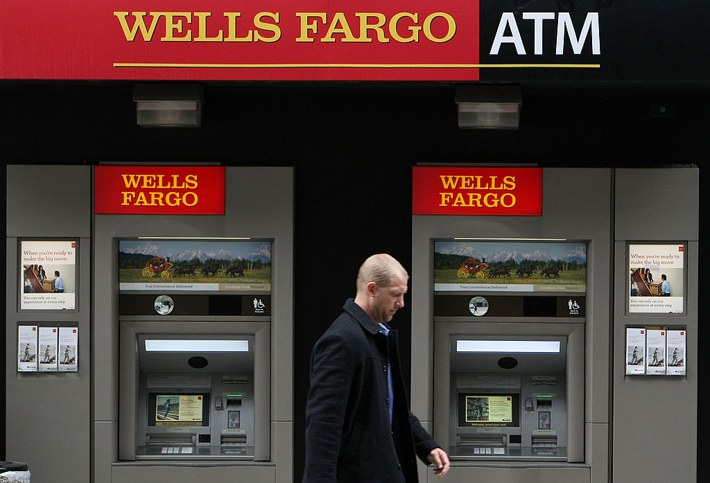 A wells Fargo ATM in San Francisco.