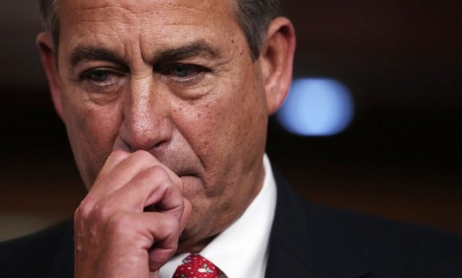 Boehner during a press conference at the U.S. Capitol on Dec. 21.