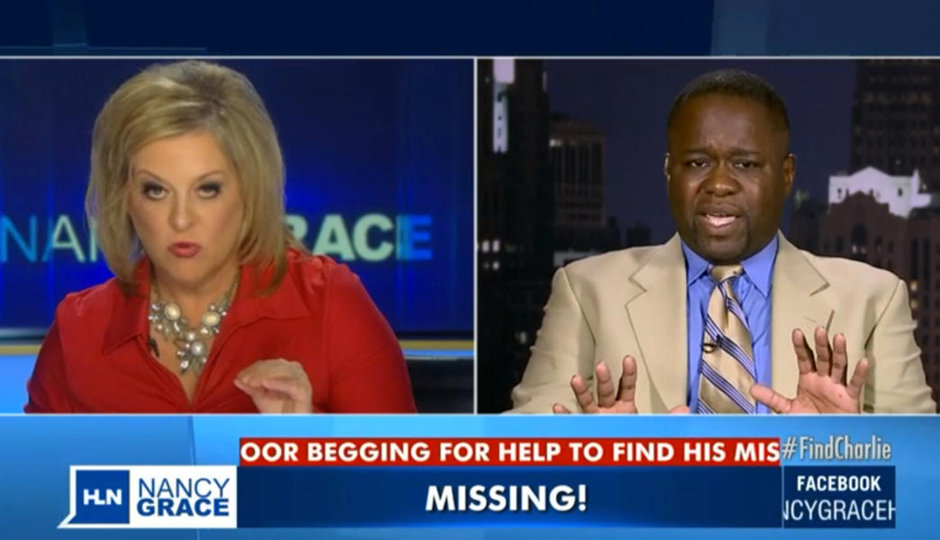 Nancy Grace informs a dad on live TV that his missing son was in his basement