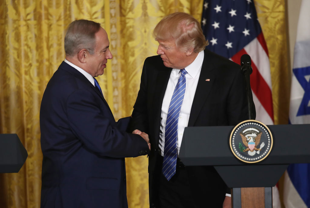 President Trump and Israeli Prime Minister Netanyahu.
